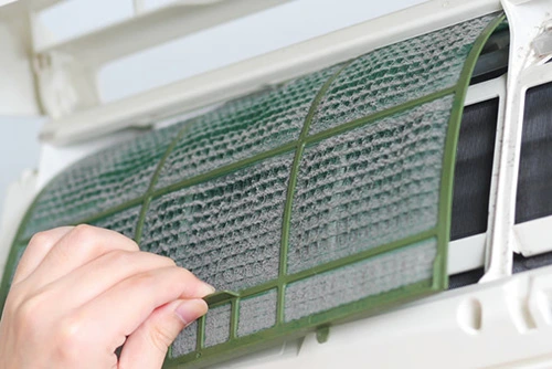 Aircon filter cleaning service